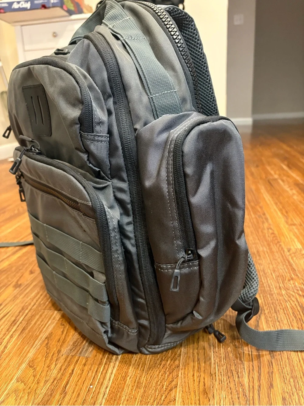 Outdoor Baby Dads Got It Tactical Backpack Diaper Bag Dark Gray 30L